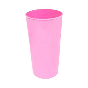 Copo de Acrílico Durável 300ml  - Rosa Claro - 1 unidade - Rizzo