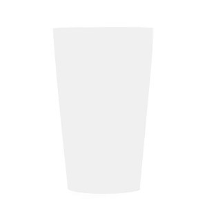 Copo de Acrílico Durável 300ml  - Incolor - 1 unidade - Rizzo