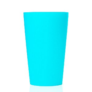 Copo de Acrílico Durável 300ml  - Azul Claro - 1 unidade - Rizzo