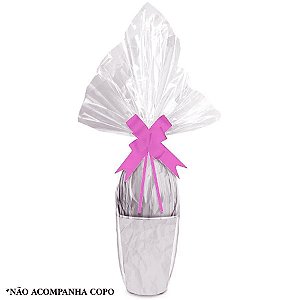 Kit Ovo no Copo Rosa (Saco Express + Papel Chumbo + Laço Fácil) - 1 unidade - Rizzor5m4a1p12