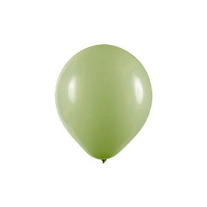 Balão de Festa Redondo Profissional Látex Liso - Pistache - 1 unidade - Art-Latex - Rizzo