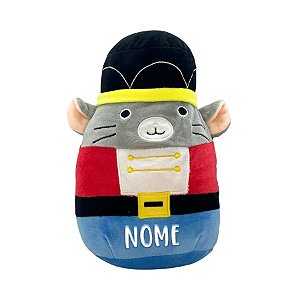 Rato de Pelúcia Personalizado - 22cm - 1 unidade - Rizzo