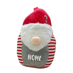 Papai Noel com Pijama de Pelúcia Personalizado - 22cm - 1 unidade - Rizzo