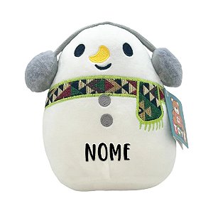 Boneco de Neve de Pelúcia Personalizado - 18cm - 1 unidade - Rizzo