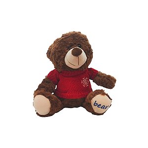 Urso de Pelúcia com Camisa - 24cm - 1 unidade - Rizzo