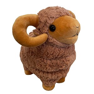 Carneiro de Pelúcia - Marrom - 35cm - 1 unidade - Rizzo