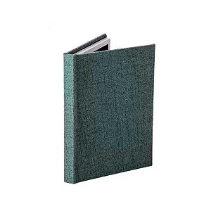 Livro Caixa em MDF com Linho - 18x25x2cm - 1 unidade - Rizzo