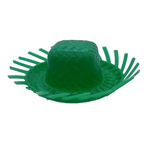 Forminha para Doces - Mini Chapéu de Festa Junina - Verde - 7,5x3cm - 12 unidades - Rizzo