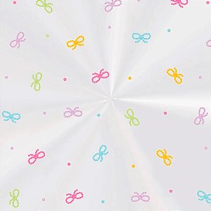 Saco Para Presente Decorado - Laços - 100 unidades - Cromus - Rizzo