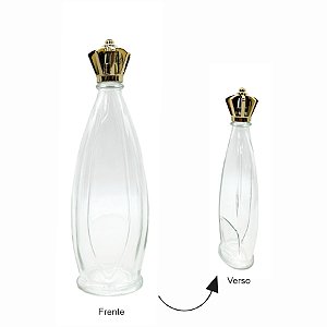 Frasco para Perfumaria de Vidro com Tampa - Santa - 125ml  - 1 unidade - Rizzo