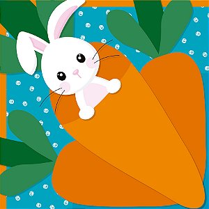 Saco Express 39x39cm para Ovos de 350g a 500g - Carrot Azul - 5 unidades - Cromus - Rizzo
