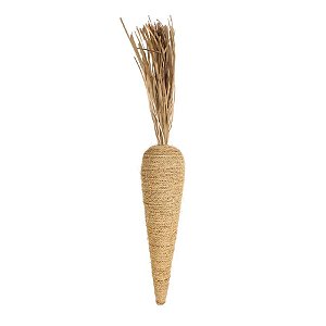 Enfeite Decorativo Páscoa - Cenoura Bege - 65cm - 1 unidade - Cromus - Rizzo