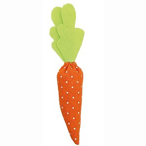 Enfeite Decorativo Páscoa - Cenoura com Bolinhas - 18cm - 1 unidade - Cromus - Rizzo