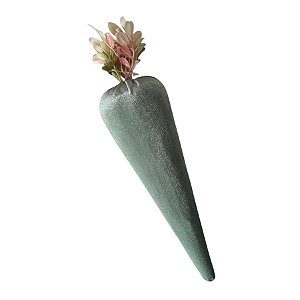 Enfeite Decorativo de Páscoa - Cenoura Azul e Verde - 30cm - 1 unidade - Rizzo