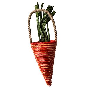 Enfeite Decorativo de Páscoa - Cenoura com Alça - 40cm - 1 unidade - Rizzo