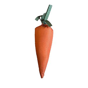 Enfeite Decorativo de Páscoa - Cenoura Laranja Lisa - 13cm - 1 unidade - Cromus - Rizzo