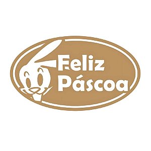 Etiqueta Adesiva - Páscoa Ouro - 3cm - 100 unidades - Rizzo