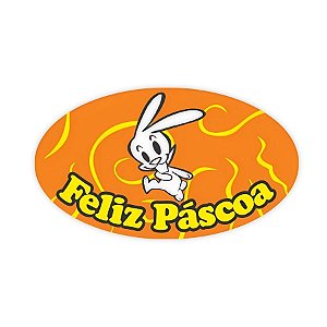 Etiqueta Adesiva - Páscoa Laranja - 3cm - 100 unidades - Rizzo