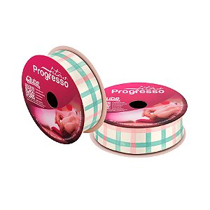 Fita de Cetim 10m x 22mm - Cor 207 - Aquarela Clássico - Rolo 10 metros  - 1 unidade - Progresso - Rizzo