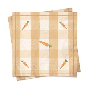 Guardanapo de Papel - Cenoura Listrado - 32,5x32,5cm - 20 unidades - Cromus - Rizzo