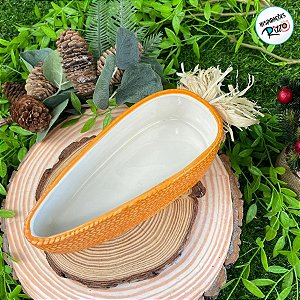 Enfeite Decorativo de Páscoa Cesto de Cenoura -  23,5cm - 1 unidade - Rizzo