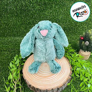 Coelho de Pelúcia Azul - 30cm - 1 unidade - Rizzo