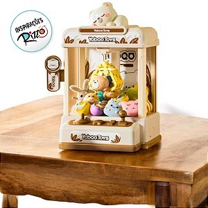 Mini Máquina de Pegar Ursinhos e Brindes - Modelo Ursinho - 25x19x16cm - 1 unidade - Rizzo