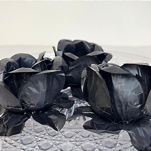 Forminha para Doces Finos - Rainha Cor Preto - 30 unidades - Decora Doces - Rizzo