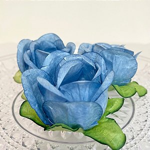 Forminha para Doces Finos - Rainha Cor Azul Antigo Clarissimo - 30 unidades - Decora Doces - Rizzo