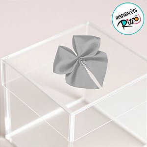 Lacinho de Fita de Cetim Prata15mm - 3,5cm - Cor 084 - 20 unidades - Progresso - Rizzo