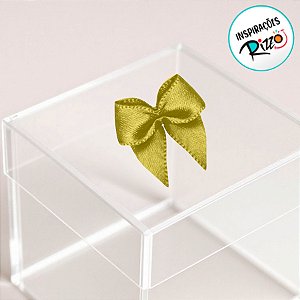Lacinho de Fita de Cetim Amarelo Canario 10mm - 2,5cm - Cor 242 - 50 unidades - Progresso - Rizzo