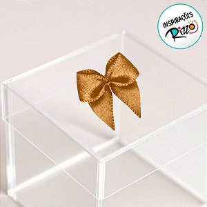 Lacinho de Fita de Cetim Ouro 10mm - 2,5cm - Cor 228 - 50 unidades - Progresso - Rizzo