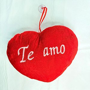 Chaveiro Almofada De Coração - Te Amo - 11x15cm - 1 unidade - Rizzo