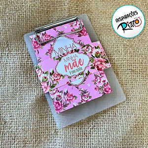 Bloco Para Anotação Com Prancheta - Minha Mãe é uma Rainha - 13x9,5cm - 1 unidade - Rizzo