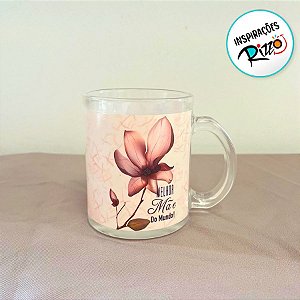 Caneca de Vidro - Melhor Mãe do Mundo - 320ml - 1 unidade - Rizzo