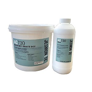 Kit AC730 Líquido+Base Silver Grey Granite - 6kg - 1 unidade - Jesmonite - Rizzo