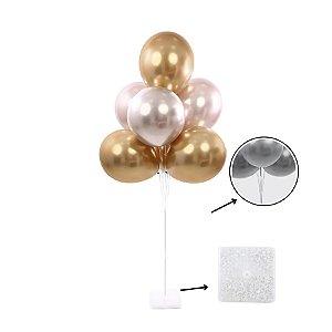 Suporte Para Balões Com Hastes - 1,25m - 1 unidade - Cromus - Rizzo