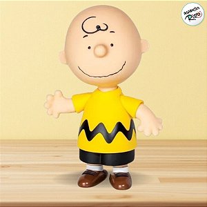 Boneco Charlie Brown de Vinil - 20cm - 1 unidade - Rizzo