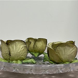 Forminha para Doces Finos - Rainha Verde Oliva Claro - 30 unidades - Decora Doces - Rizzo