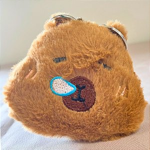 Capirava Chaveiro De Pelucia Com Espelho Duplo - Acordando - 9x9,5cm - 1 unidade - Rizzo