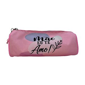 Estojo Redondo - Mãe Eu te Amo - 20x8,5cm - 1 unidade - Rizzo