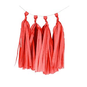 Varal de Pompons - Vermelho - 2m - 1 unidade - Rizzo
