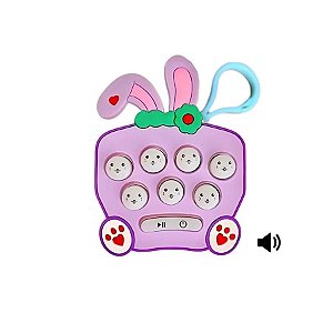 Mini Brinquedo Jogo Chaveiro Pop It Eletrônico Com Som - 8cm - 1 unidade - Rizzo