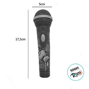 Brinquedo Microfone Patrulha Canina - Azul Escuro - 17,5cm - 1 unidade - Rizzo