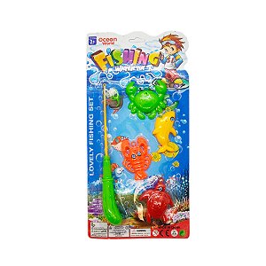 Brinquedo Jogo de Pesca - Cores Sortidas - 1 unidade - Rizzo