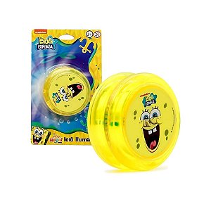 Iôiô Iluminado Para Lembrancinha Bob Esponja - Amarelo - 1 unidade - Rizzo