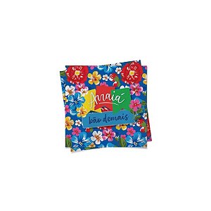 Guardanapo De Festa Junina Arraiá Bão Demais - 24,5x24,5cm - 20 unidades - Cromus - Rizzo