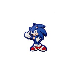 Chaveiro Emborrachado Sonic - 6cm - 1 unidade - Rizzo