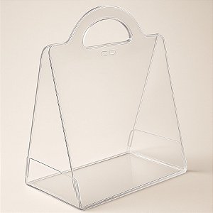 Sacola Transparente Bag Lisa - 13,5x15x7cm - 1 unidade - Rizzo - Rizzo