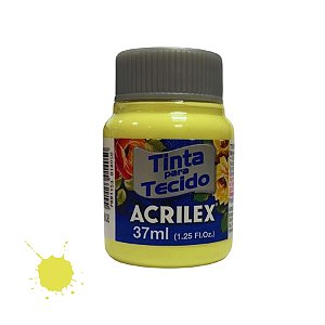 Tinta Para Tecido 37ml - Amarelo Bebê - 1 unidade - Acrilex - Rizzo